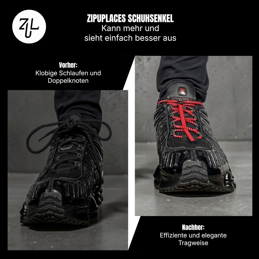 ZIPUPLACES | Schnürsenkel ohne Binden zum Zippen