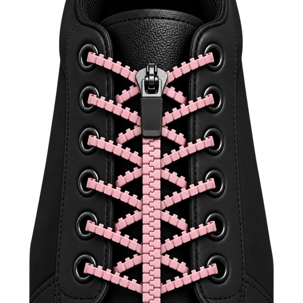 ZIPUP LACES | Schnürsenkel ohne Binden zum Zippen (rosa)