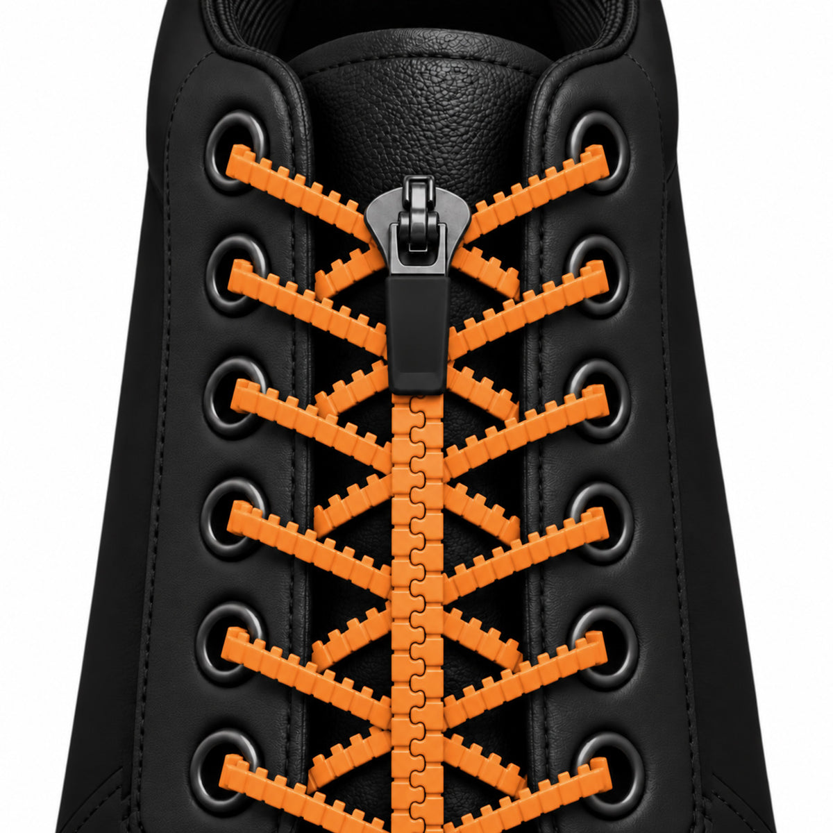 ZIPUP LACES | Schnürsenkel ohne Binden zum Zippen (orange)